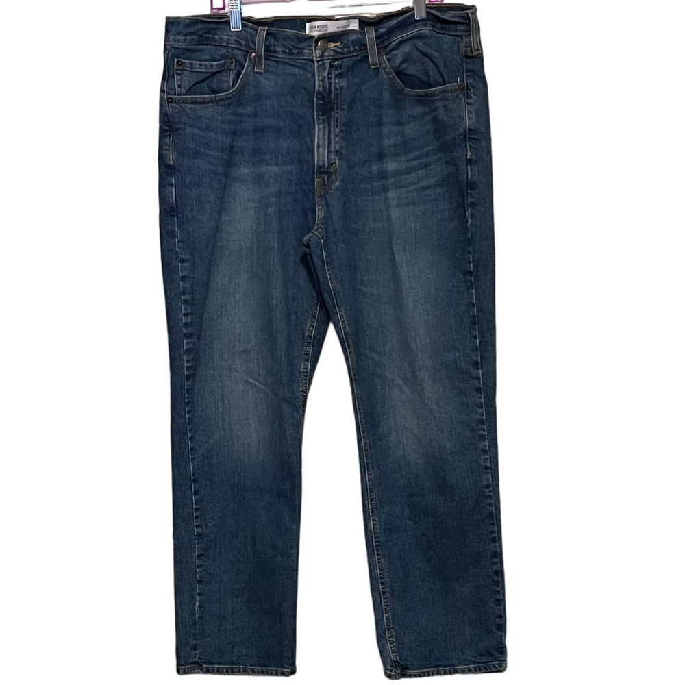 Signature Levi Strauss & Co. Men's 550 Relaxed Fit Denim Jeans Size 36W - 32L